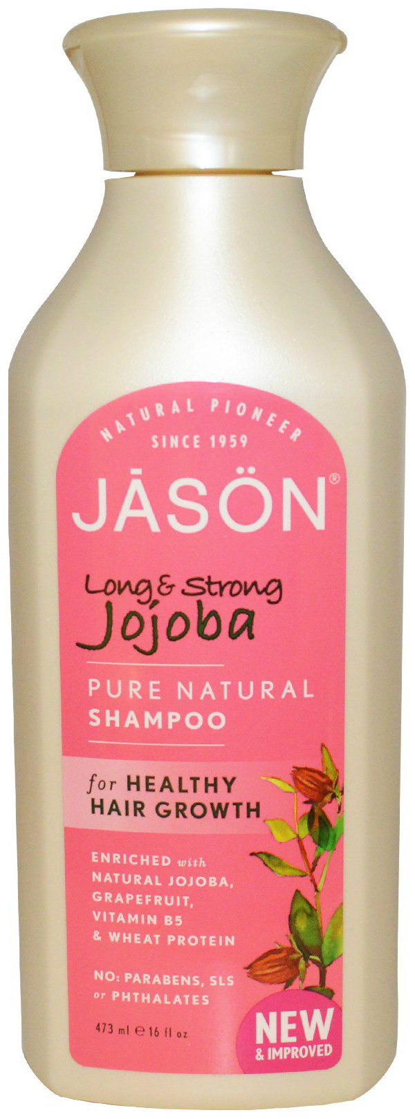 фото Шампунь jason long and strong jojoba shampoo 454 мл