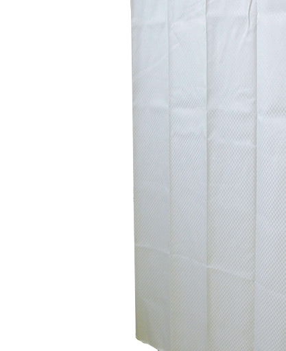 фото Штора для ванных комнат square белый 180*200, aqm ridder