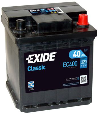 фото Аккумулятор автомобильный exide ec400 40 ач