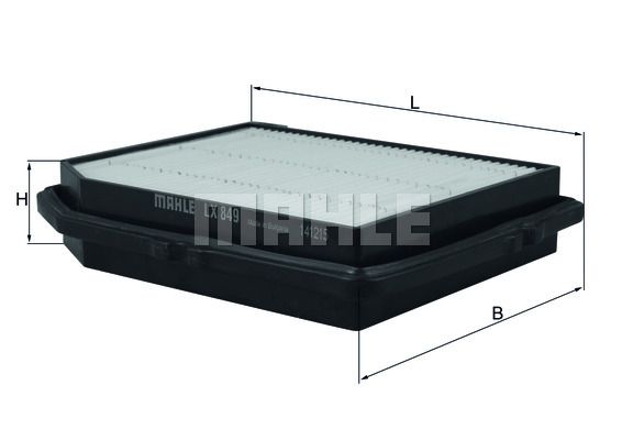 

Фильтр воздушный KNECHT LX 849