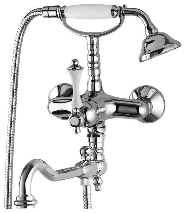 

Смеситель для ванной с душем Cezares Margot MARGOT-VDFM2-01-Bi, Margot