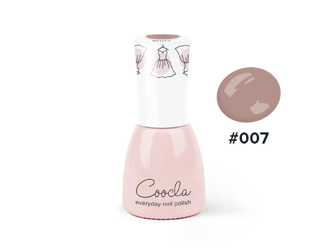

Лак Coocla Everyday nail polish #007 Coffee Bear