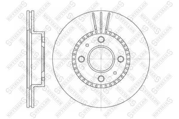 фото Тормозной диск stellox 6020-2245v-sx