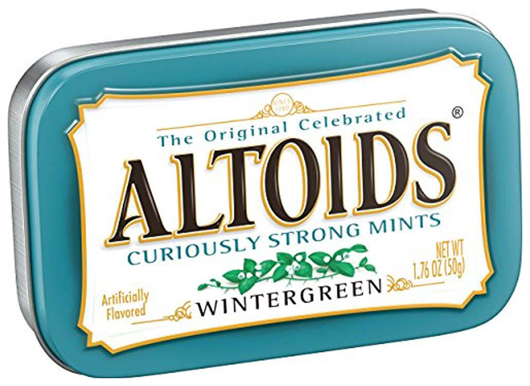 

Леденцы Altoids wintergreen 50 г
