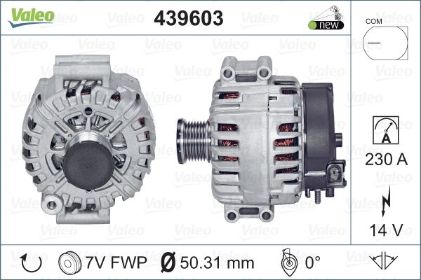 

Генератор Valeo 439603