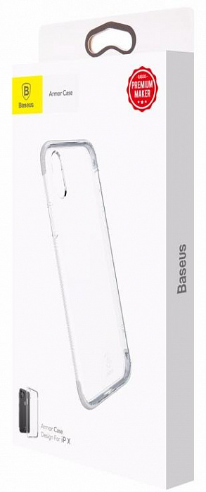 Чехол Baseus Armor Case (WIAPIPHX-YJ02) для Apple iPhone X (White)