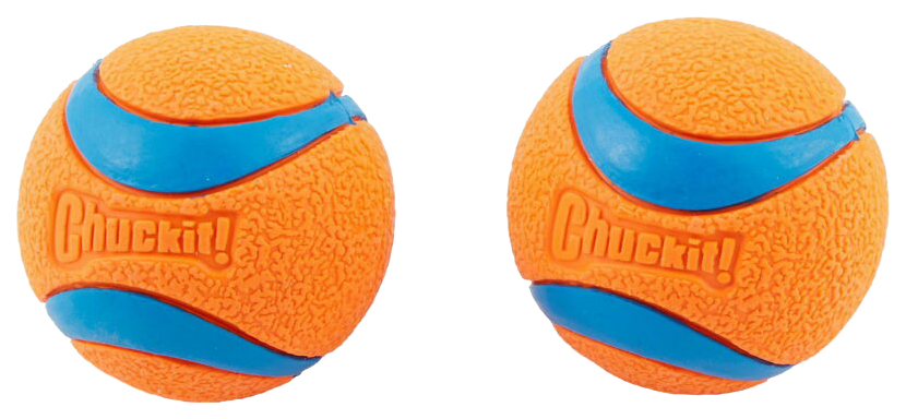 

Апорт для собак Chuckit Ultra Ball 2-pk, оранжевый, длина 14 см, 2 шт