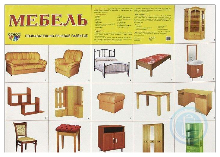 

Демонстрационный плакат Мебель 26906