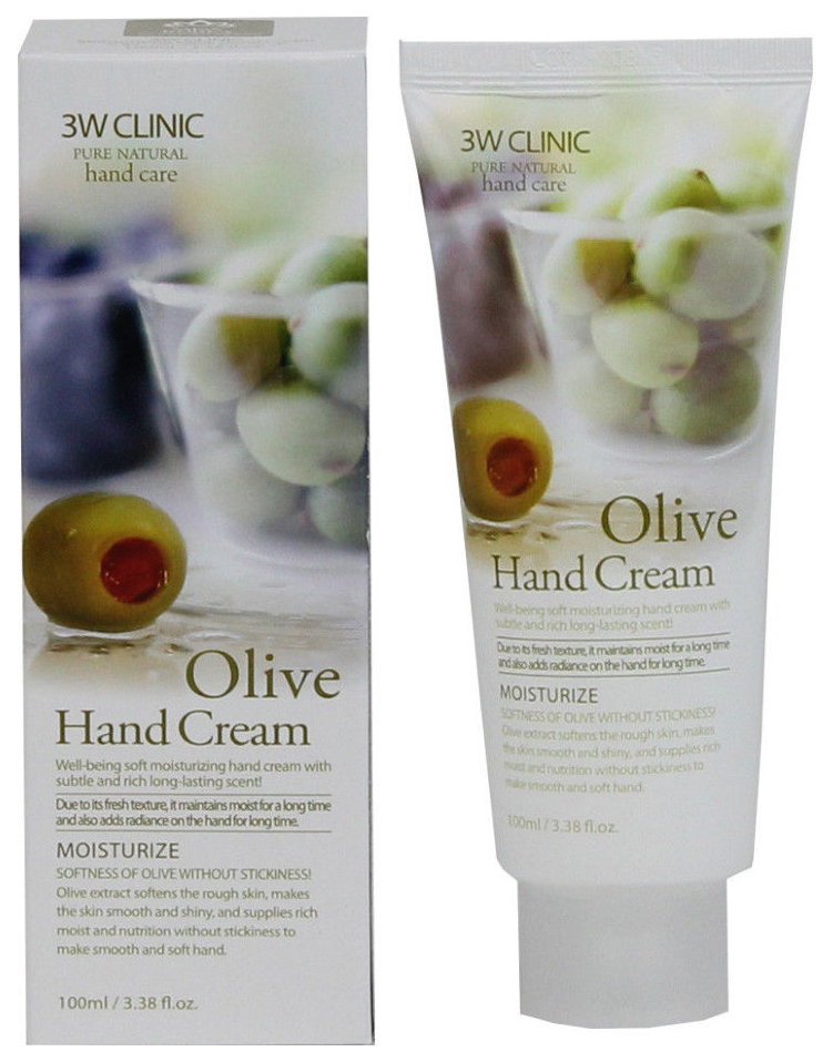 фото Крем для рук 3w clinic olive hand cream 100 мл