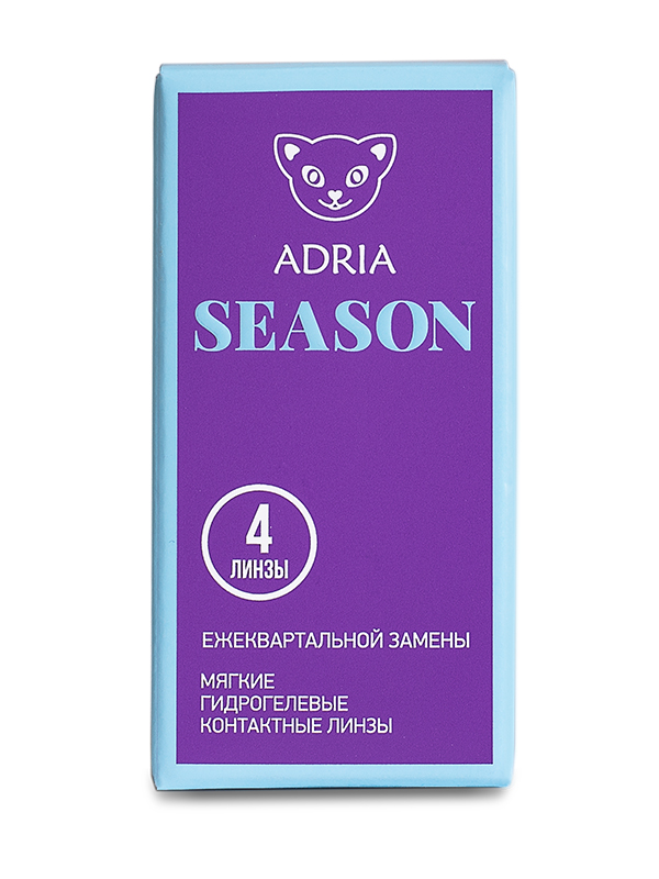 фото Контактные линзы adria season 4 линзы r 8,6 -2,25