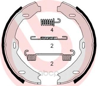 

Тормозные колодки барабанные brembo S50518