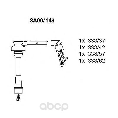 

Высоковольтные провода комплект BREMI 3A00/148