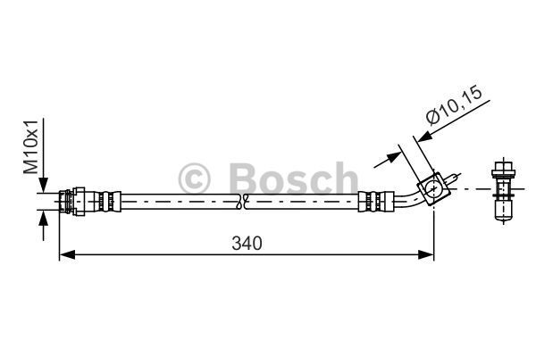 фото Шланг тормозной системы bosch 1 987 481 423