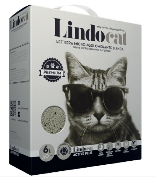 

Комкующийся наполнитель для кошек Lindocat ACTIVE PLUS бентонитовый, 5.5 кг, 6 л, ACTIVE PLUS