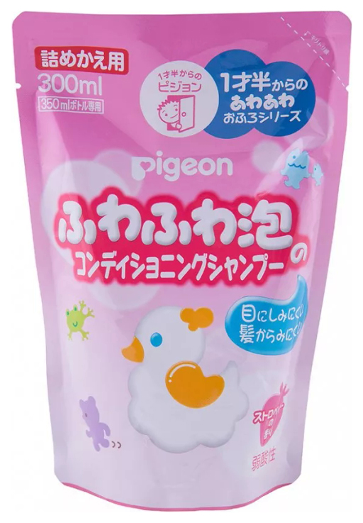 Шампунь-пенка для детей Pigeon 18+ мес. сменный блок 300 мл