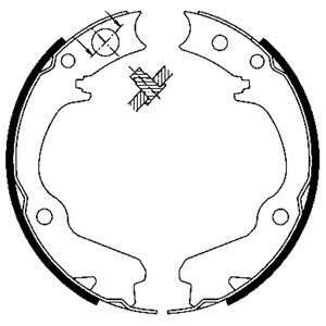 

Тормозные колодки дисковые DELPHI LS1899