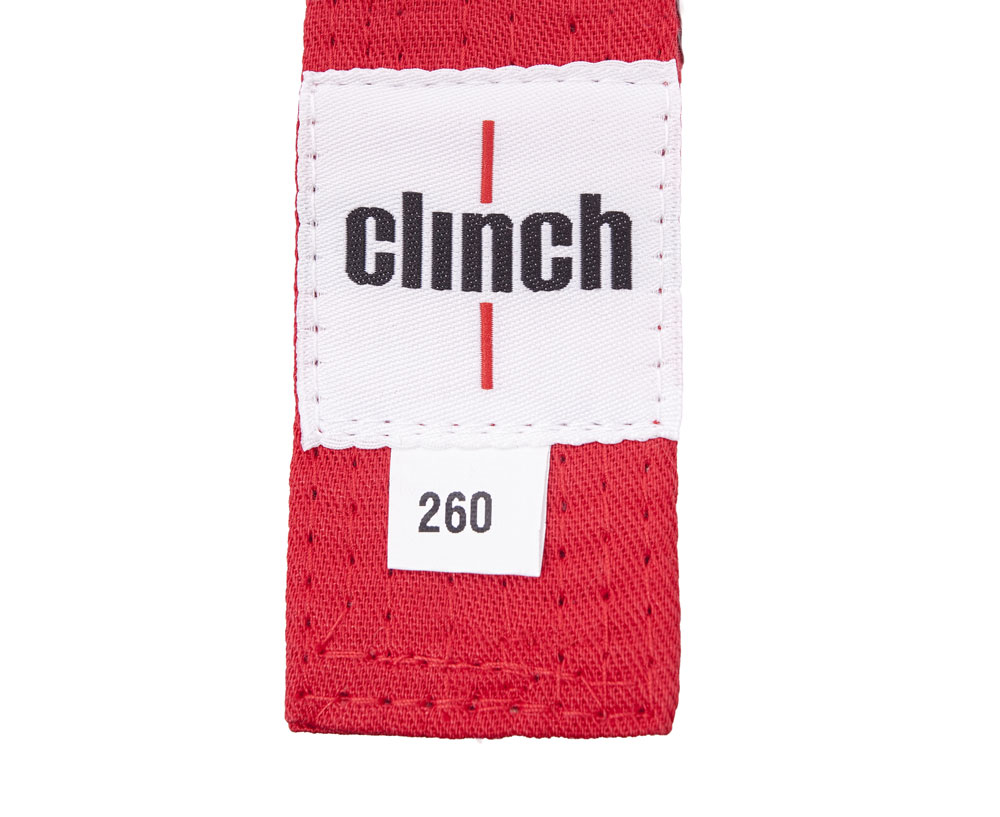 фото Пояс для кимоно adidas clinch budo belt red, 260 см