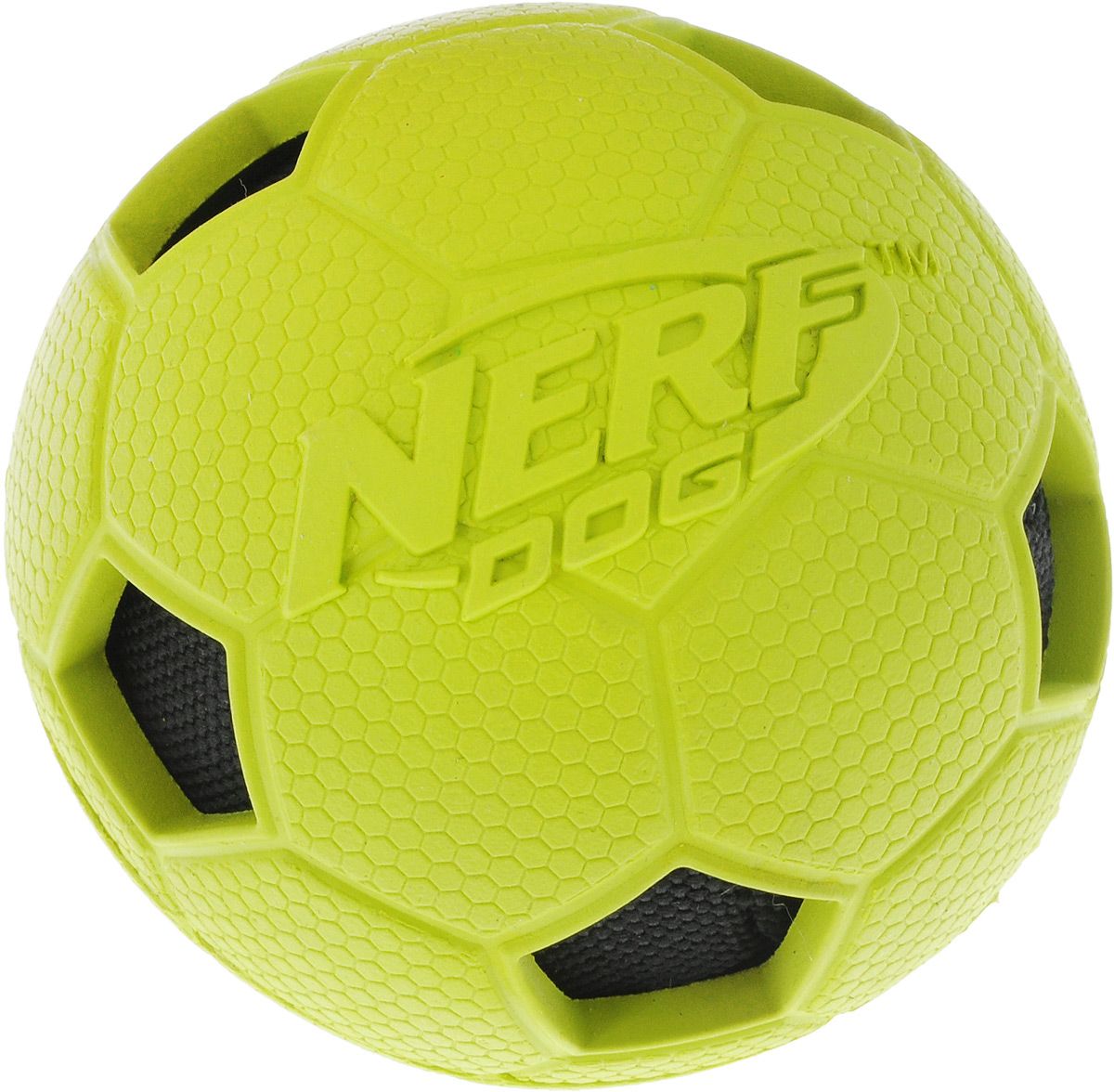 Апорт для собак NERF Мяч футбольный, цвет в ассортименте, длина 7.5 см