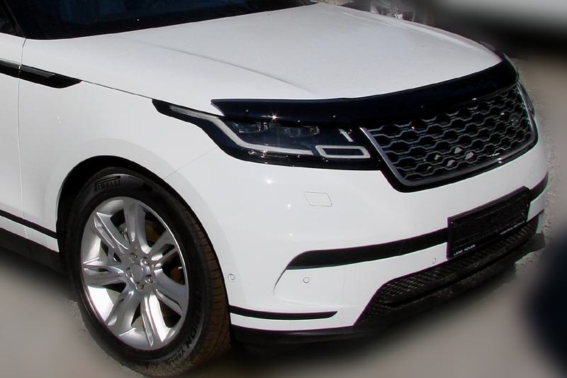 

Дефлектор капота Land Rover Range Rover Velar, 2017-, темный, Черный