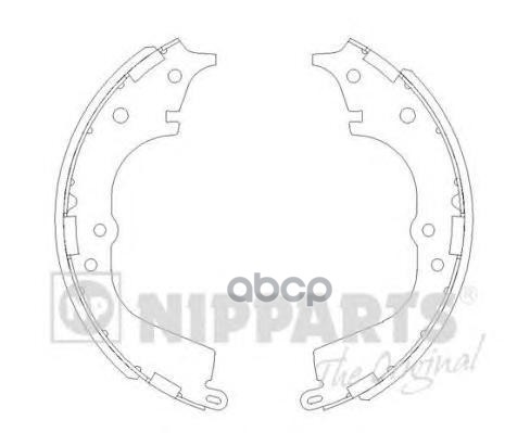 

Комплект тормозных колодок NIPPARTS J3502065