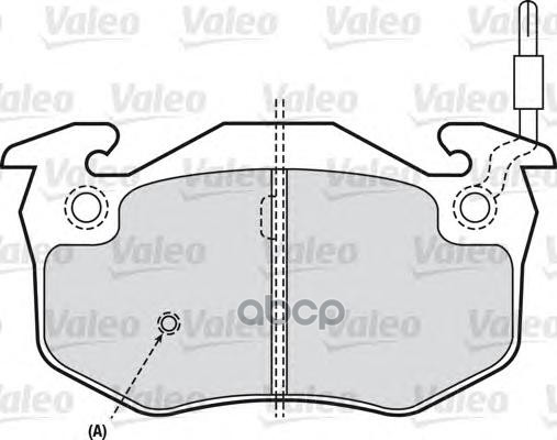 

Комплект тормозных колодок Valeo 598396