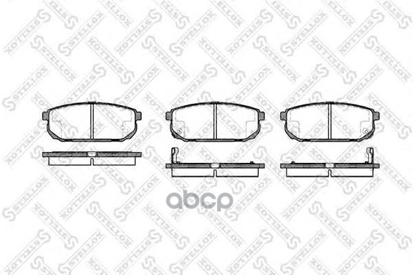 

Комплект тормозных колодок Stellox 1053002BSX