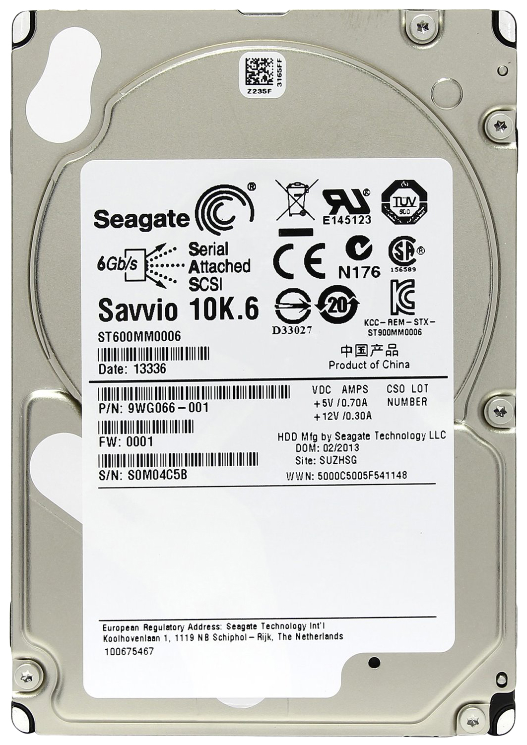 фото Внутренний жесткий диск seagate enterprise performance 10k 600gb (st600mm0006)