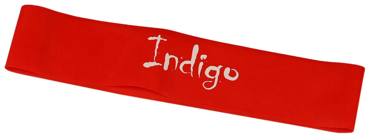 Эспандер ленточный Indigo Medium 46 см красный