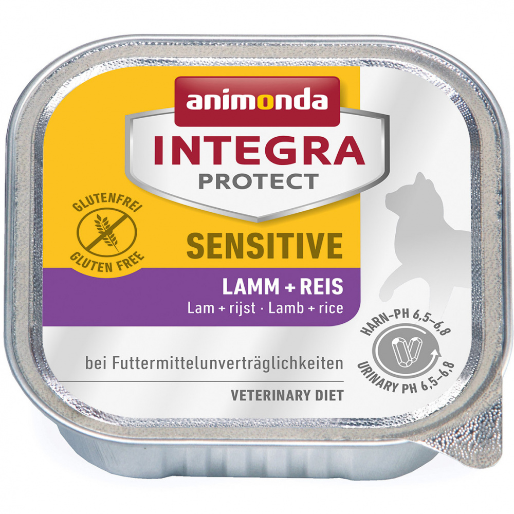 фото Консервы для кошек animonda integra protect sensitive, c ягненком и рисом, 100г