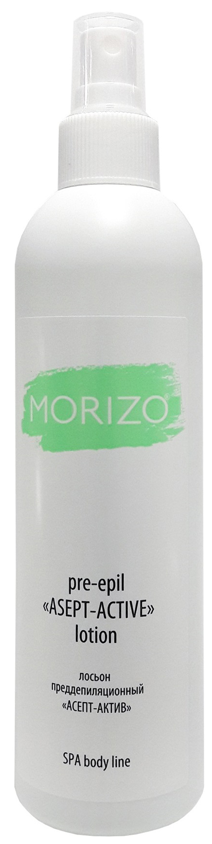 фото Средство для депиляции morizo pre-epil asept active lotion 300 мл