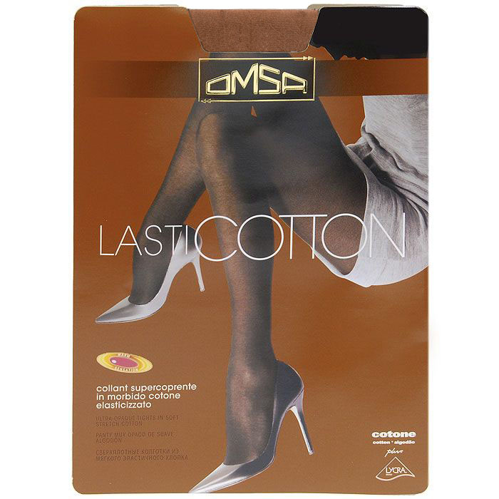

Колготки женские Omsa LASTICOTTON коричневые  (XL, Коричневый, LASTICOTTON