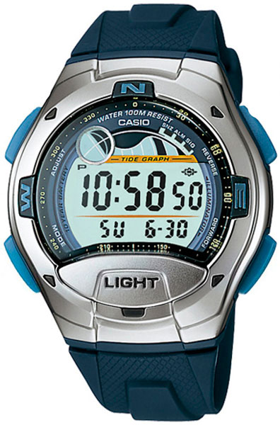 фото Наручные часы электронные мужские casio collection w-753-2a