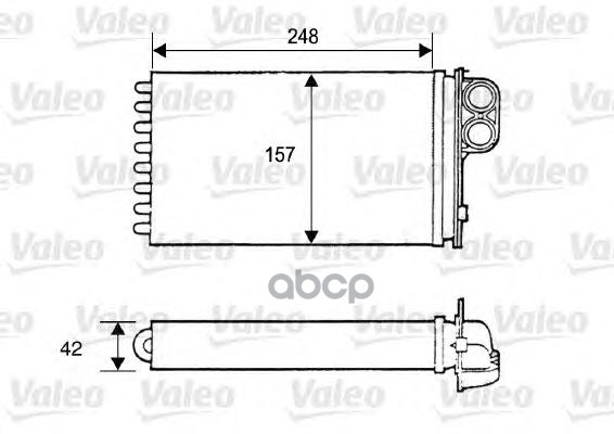 Радиатор отопителя Valeo 812115