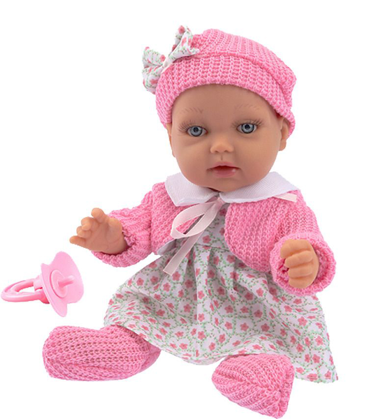 1toy Пупсик функциональный Baby Doll, 28 см, Т14113