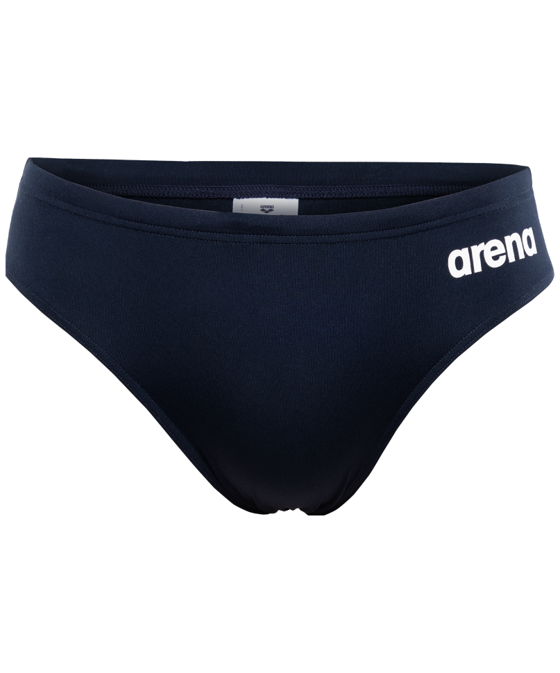 фото Плавки мужские arena solid brief черные; белые 100 fr