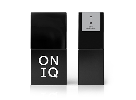 

Гель-лак Oniq MIX: 106 Silver Metal Flakes, 10 мл