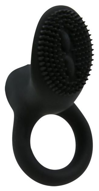 фото Эрекционное кольцо baile с клиторальным стимулятором черный