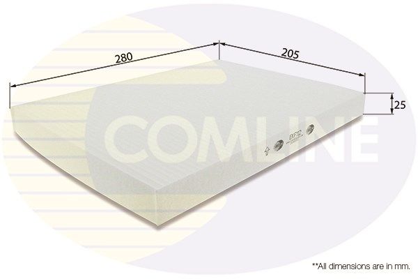 фото Фильтр салона comline ekf112