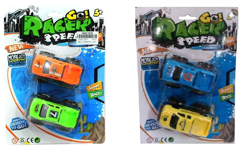 фото Набор инерционных джипов yako toys racer speed, 2 шт.