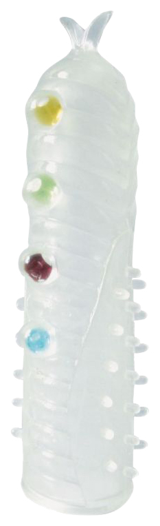 Насадка Bior toys Crystal Sleeve закрытая с шариками и усиками белый