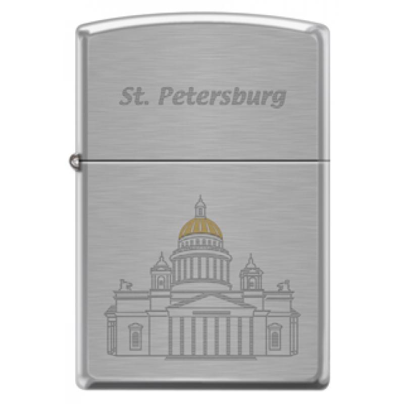 

Бензиновая зажигалка Zippo 200 ST Issacs Brushed Chrome, 200 ST Issacs