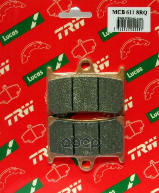

Тормозные колодки дисковые TRW/Lucas MCB611SRQ