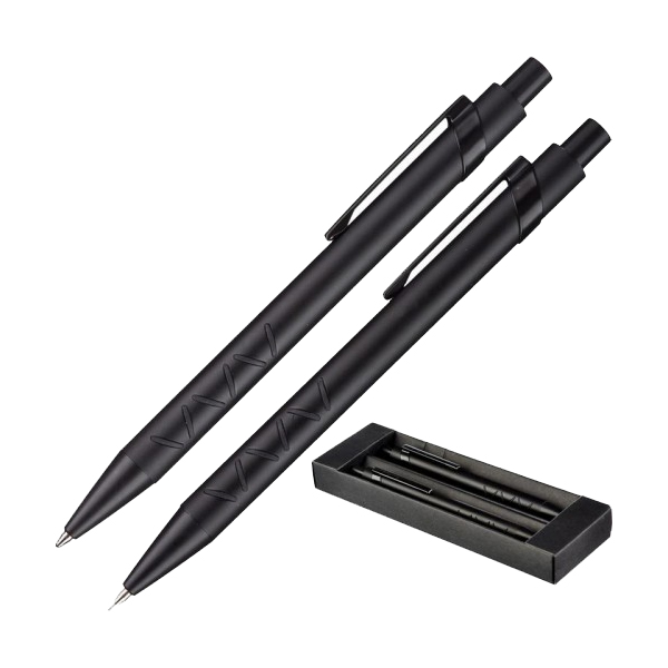 фото Набор pierre cardin pen&pen - black, шариковая ручка + механический карандаш