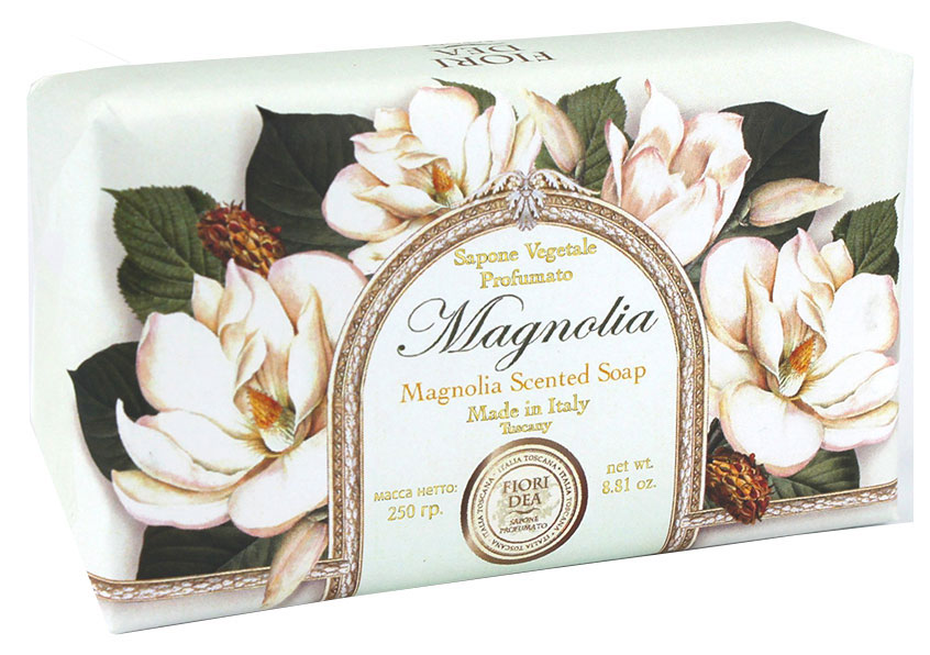 Косметическое мыло Fiori Dea Магнолия 250 г fiori dea мыло кусковое магнолия fiori dea magnolia scented soap