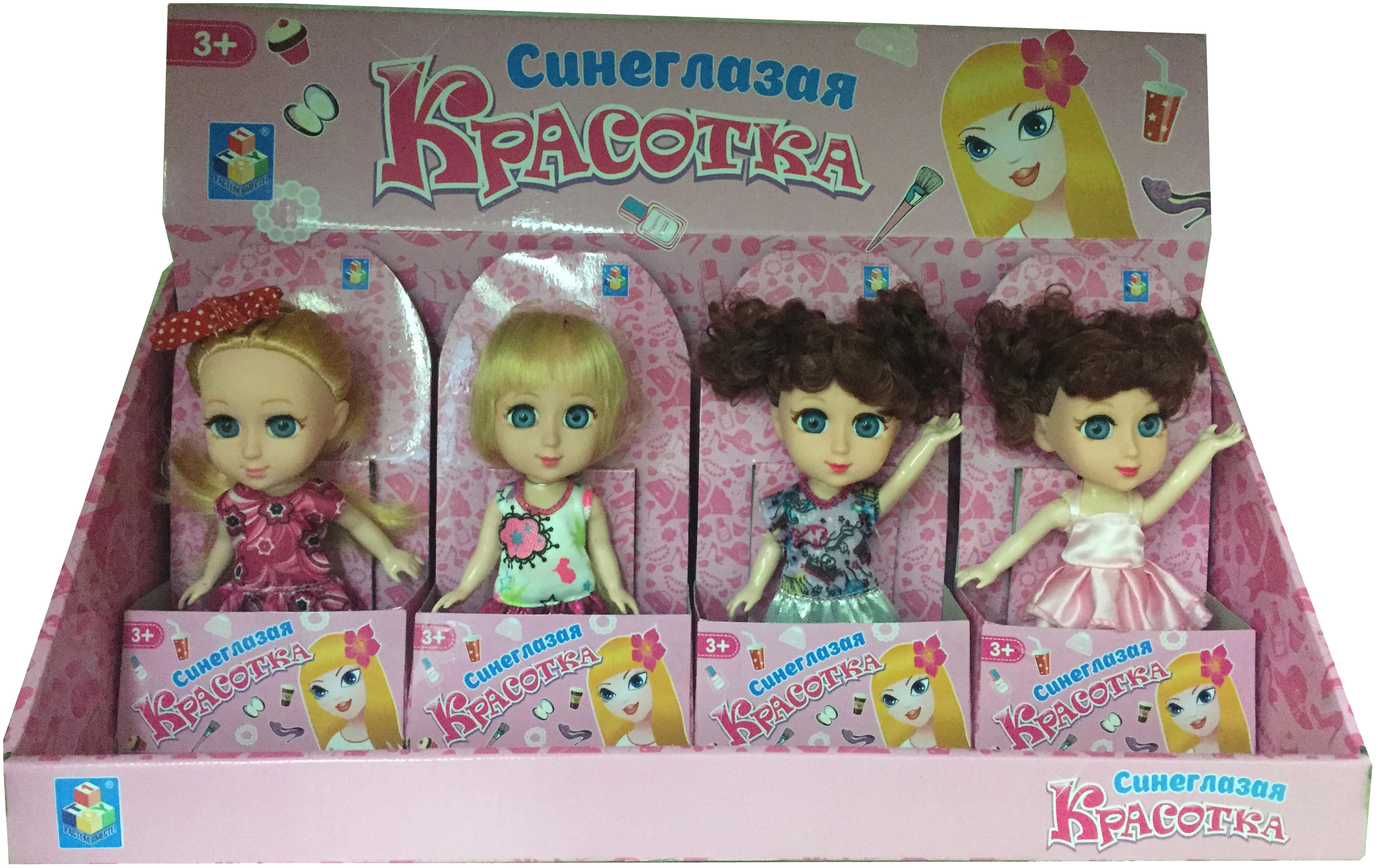 

Кукла Красотка синеглазая (длинные волосы, пушистые ресницы) 16,5 см Т10878 1Toy