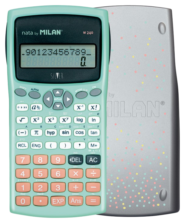 

Калькулятор Milan M240 10+2 разрядный 240 функций бирюзовый