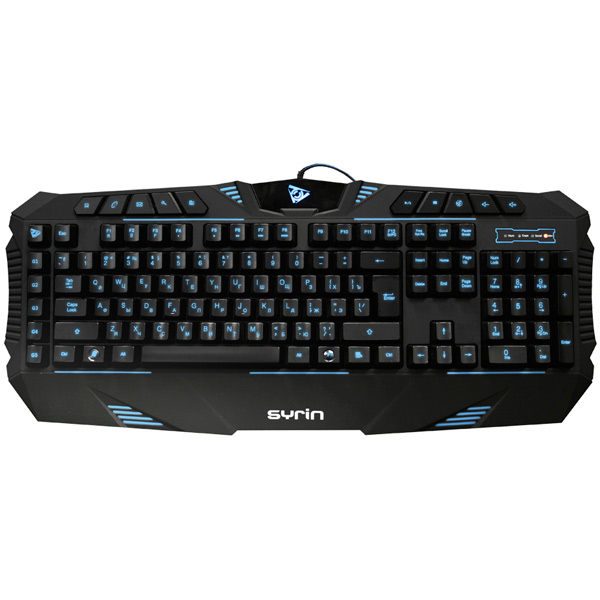 

Игровая клавиатура QCYBER Syrin Black, Syrin