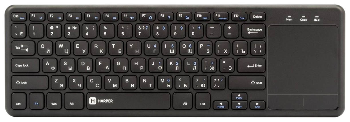 

Беспроводная клавиатура Harper KBTCH-155 Black, KBTCH-155