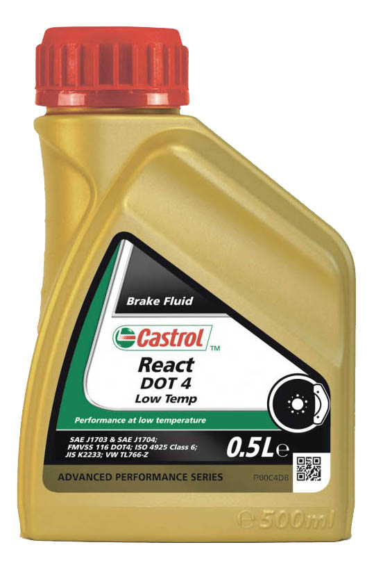 фото Тормозная жидкость castrol react dot 4 low temp 0.5л 1581b4