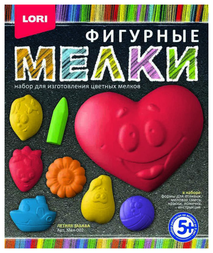 

Набор мелков LORI Летняя забава Мел-002, Летняя забава